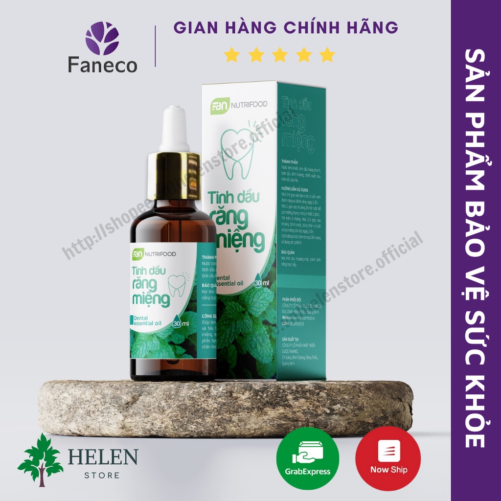 Tinh dầu răng miệng 30ml - FANECO - FanNutrifood - Helen Store