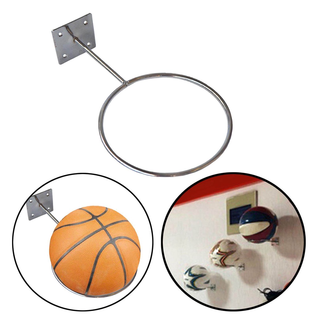 Móc Treo Đỡ Bóng Đá, Bóng Chuyền,giá Đỡ Bóng Kim Loại Cho Shop Thể Thao