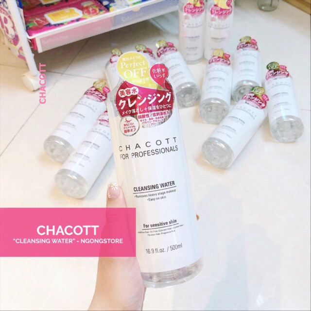 Nước tẩy trang Chacott
