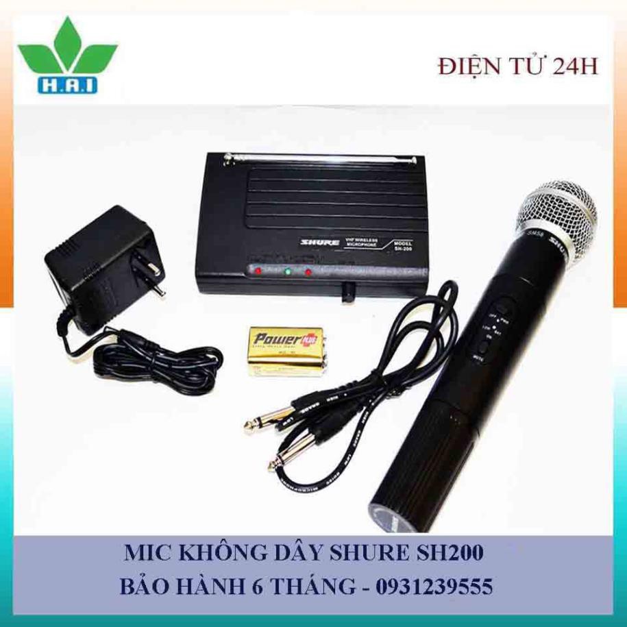 MIC KHÔNG DÂY SHURE SH 200