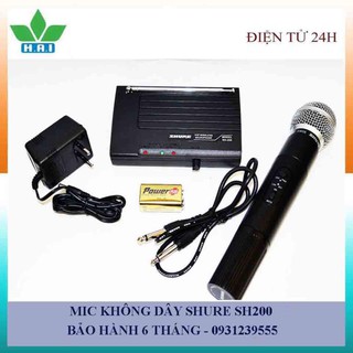 Mic không dây shure sh 200