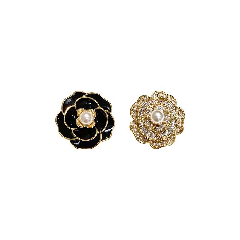 Bông Tai Mạ Vàng 18K Đính Đá Sang Trọng Cho Nữ