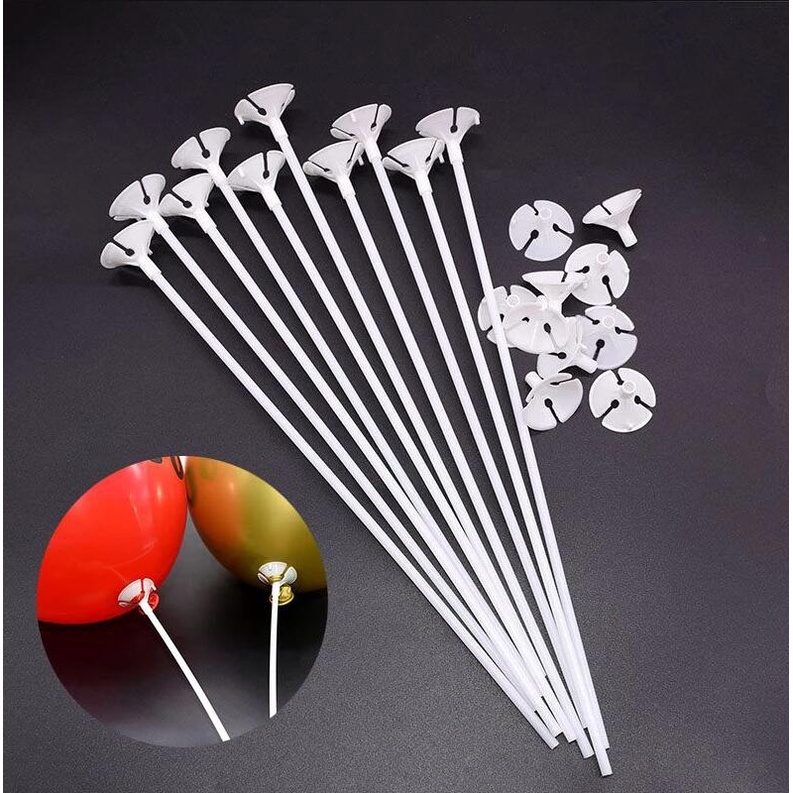 Bộ 100 Giá Đỡ Bong Bóng Bằng Nhôm Dùng Trang Trí Tiệc