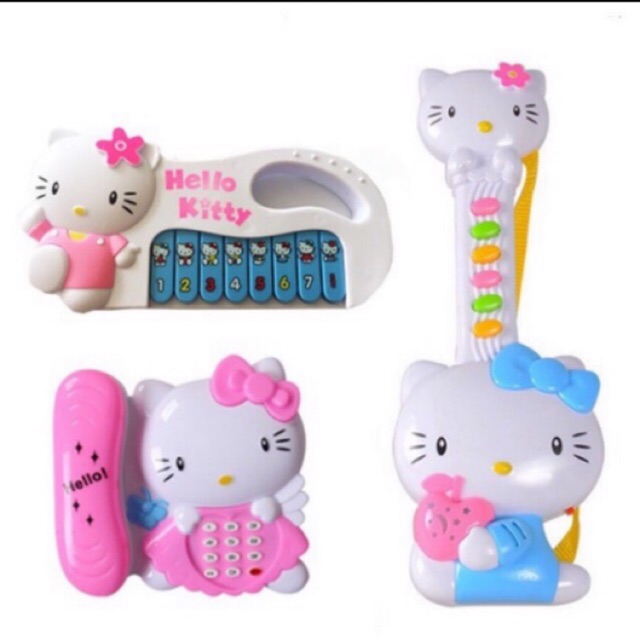 Đồ chơi điện thoại bàn mèo Kitty / doremon