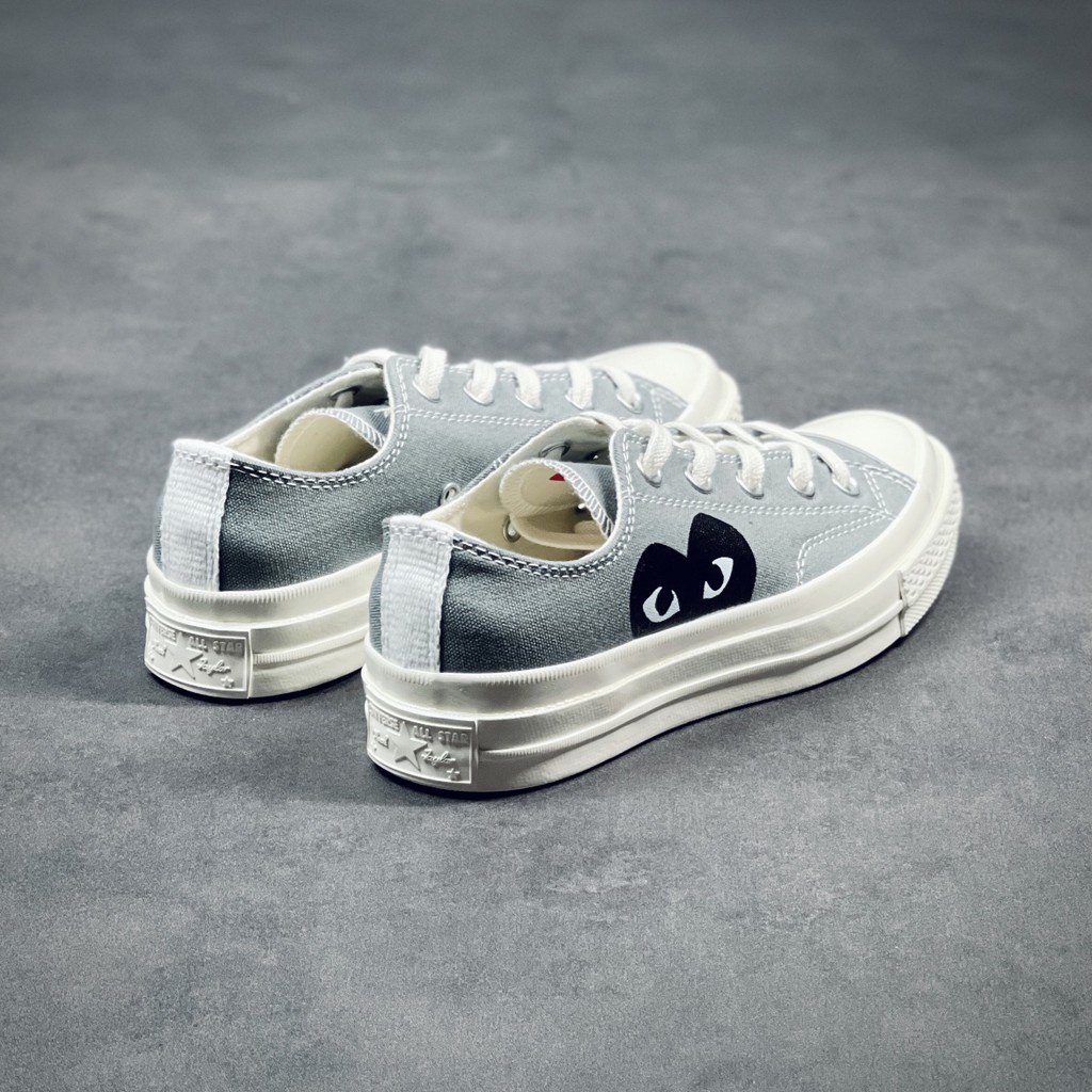 Giày Thể Thao Converse x Cdg Comme des Gar ons Play Cổ Thấp Năng Động Thời Trang Unisex