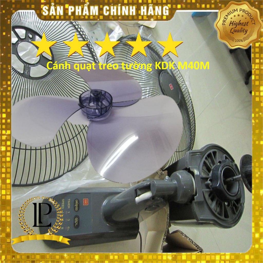 {Chính hãng} Cánh quạt KDK loại 3 cánh sải cánh 40cm lắp cho quạt cây KDK M40K, treo tường M40M