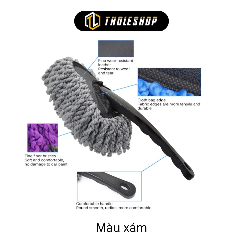 Cây Cọ Lau Bụi Xe Hơi - Cọ Vệ Sinh Không Làm Xước Bề Mặt, Lau Bụi Xe Hơi Tiện Dụng 7411