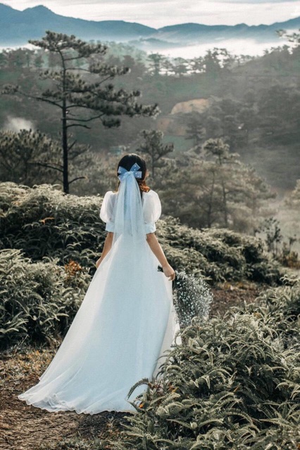 KÈM ẢNH/VIDEO THẬT - Đầm Maxi xoè tay phồng kết ngọc Siêu Sang -MS86Y- Size M/L đến 57kg | BigBuy360 - bigbuy360.vn