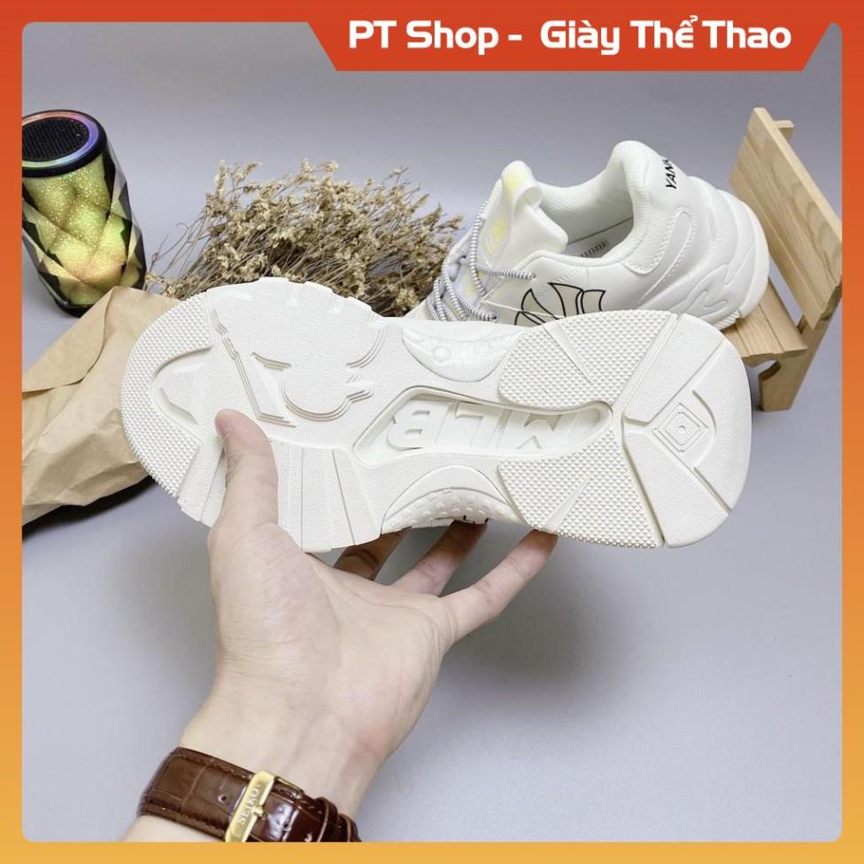 [FreeShip–Sale hàng cao cấp] Giày thể thao nam nữ Sneaker MLB NY vàng Xịn sò Full hộp, Giầy MlB