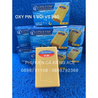 Oxy pin 1 vòi vs 980 , vs 960 tặng kèm sủi và viên sủi