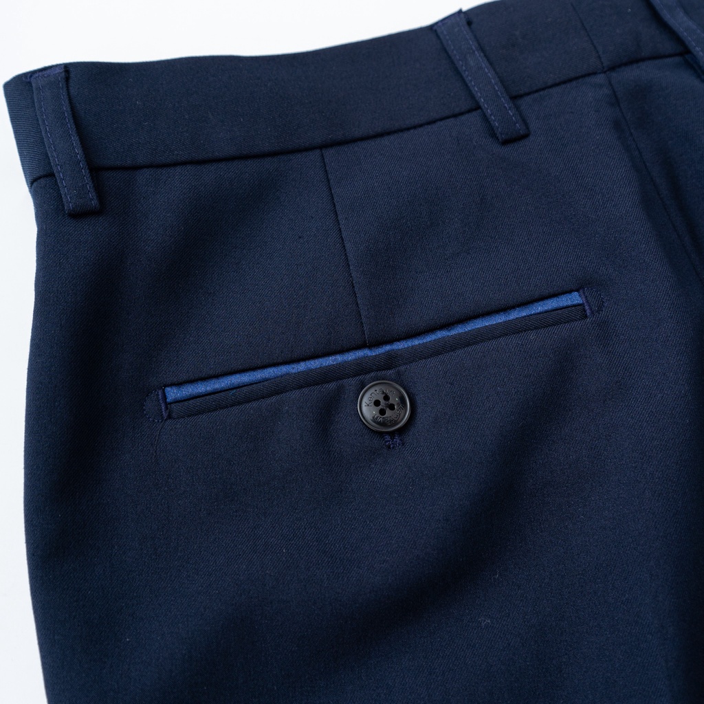 Quần tây nam màu xanh đen slimfit viền túi KENTA QTA0041