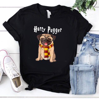 [ HOT ] Áo phông unisex pug - Áo thun in hình chó pug Harry Potter