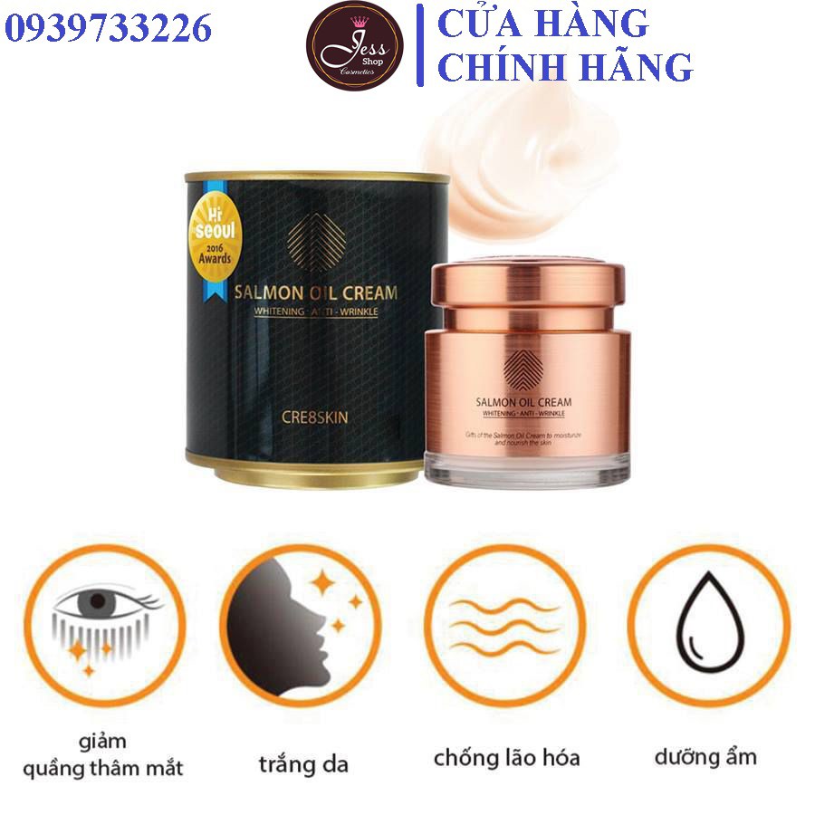 Kem dưỡng cá hồi Cre8skin Salmon Oil Cream 80g