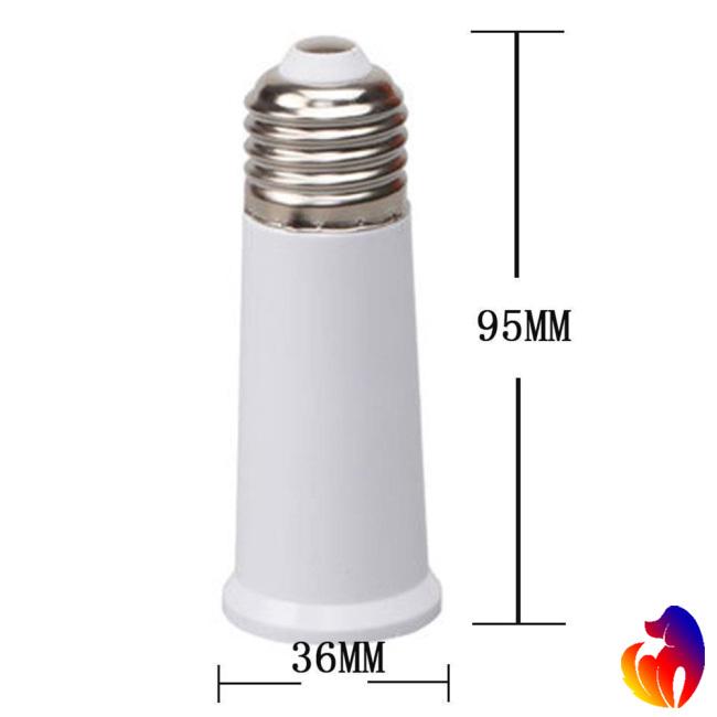 Blackhole E27 to E27 65mm Extend Socket Base Lamp Holder Converter Light Bulb Cap Conversion Adapter