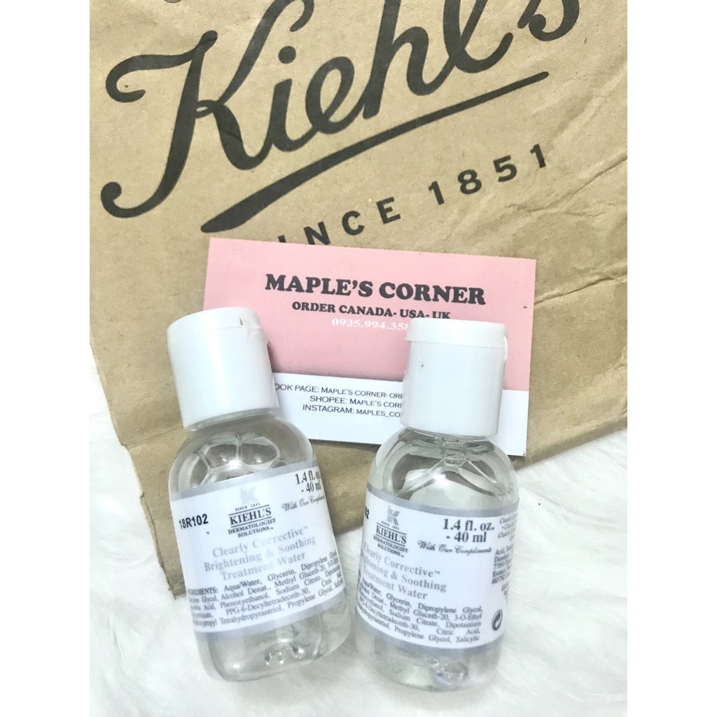 Nước thần trắng da Kiehls Clearly Corrective Brightening 40ml