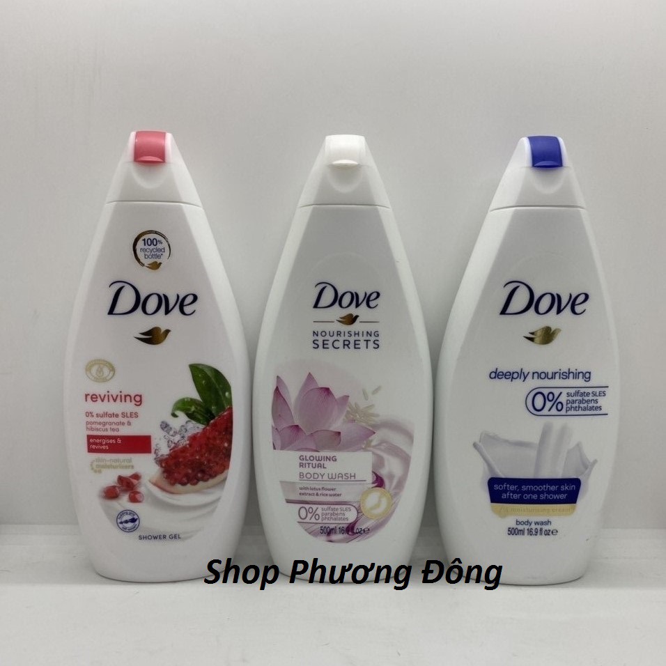 (Hàng của Đức) Sữa tắm Dove 500ml