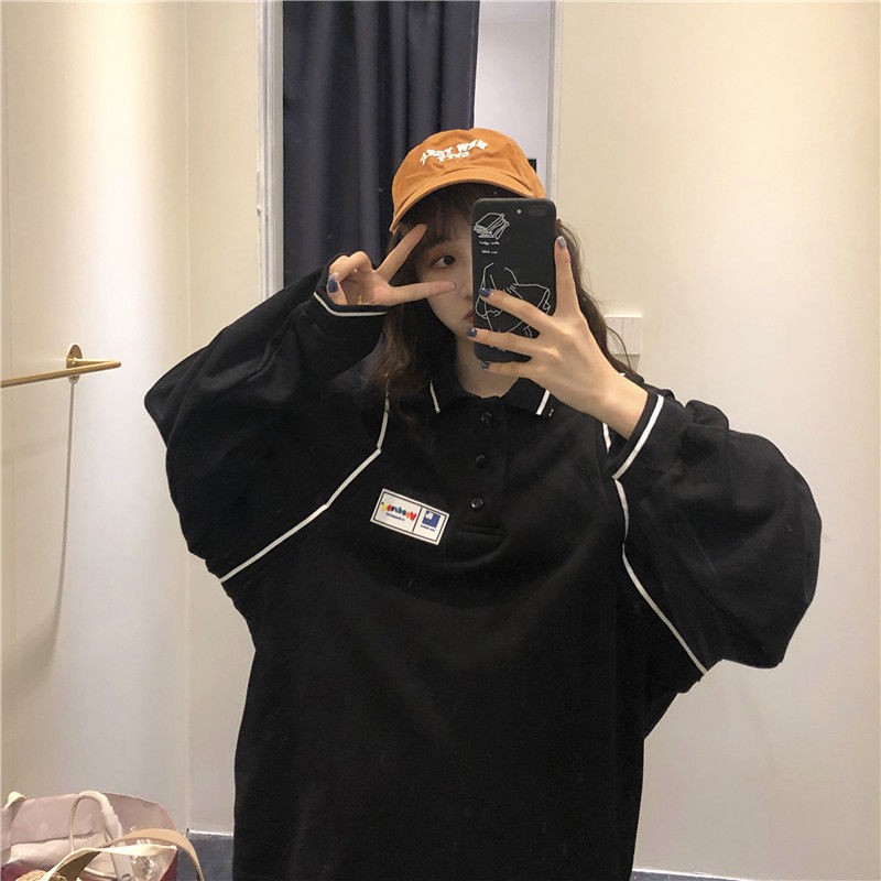 Áo Thun Tay Dài Có Cổ Cá Tính Hợp Thời Trang Dành Cho Nữ | BigBuy360 - bigbuy360.vn