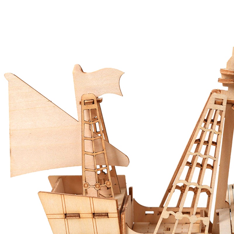 Đồ Chơi Lắp Ráp Thuyền 3d Bằng Gỗ Diy
