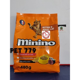 Thức ăn Minino 480g - Cung cấp đầy đủ các dưỡng chất dành cho Mèo