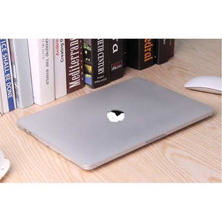 Case bảo vệ cho Macbook trắng đục (Tặng kèm Nút chống bụi + bộ chống gãy sạc)