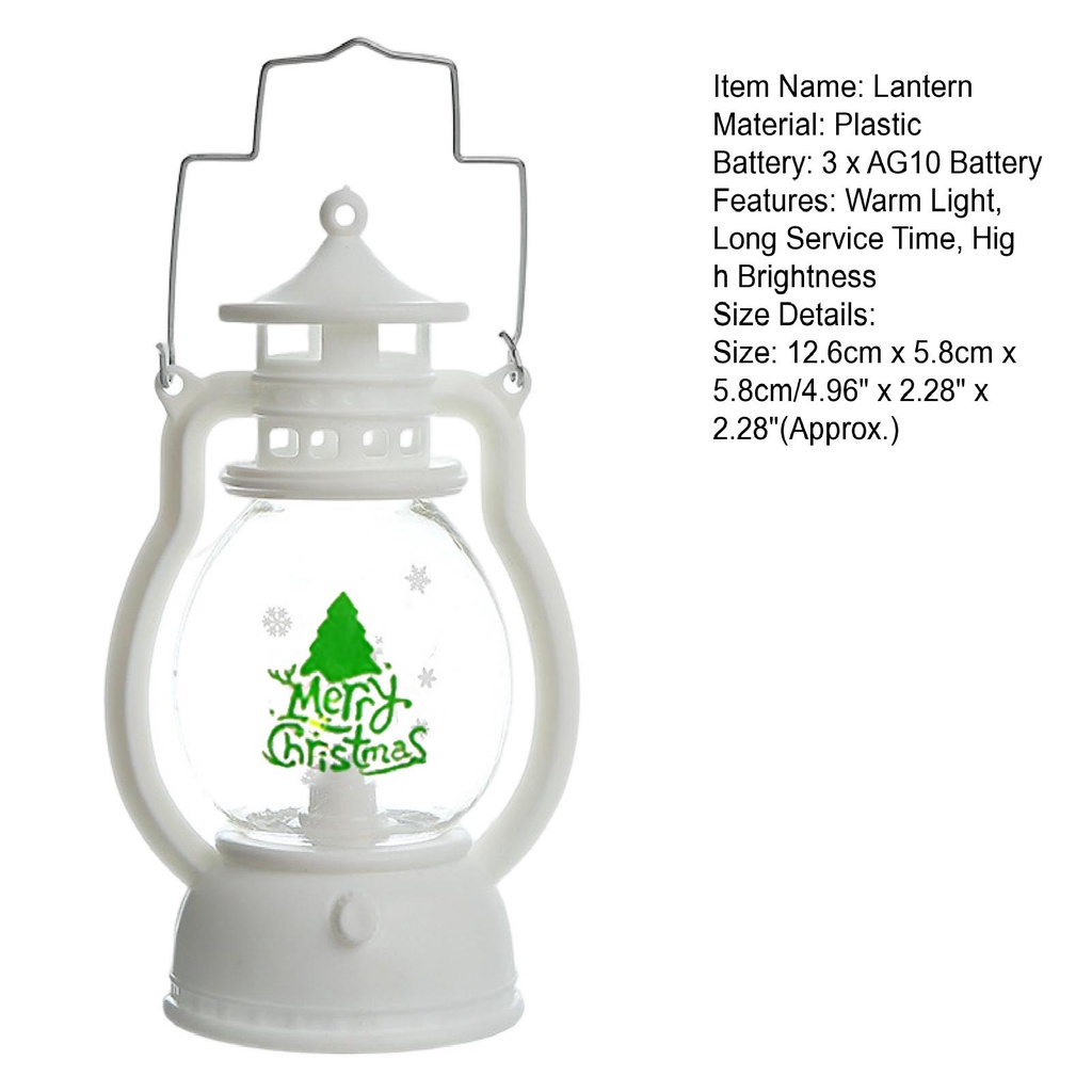 Lồng Đèn LED Điện Tử Hình Nến Giáng Sinh Lãng Mạn Độ Sáng Cao Tiết Kiệm Năng Lượng Trang Trí Lễ Hội / Giáng Sinh