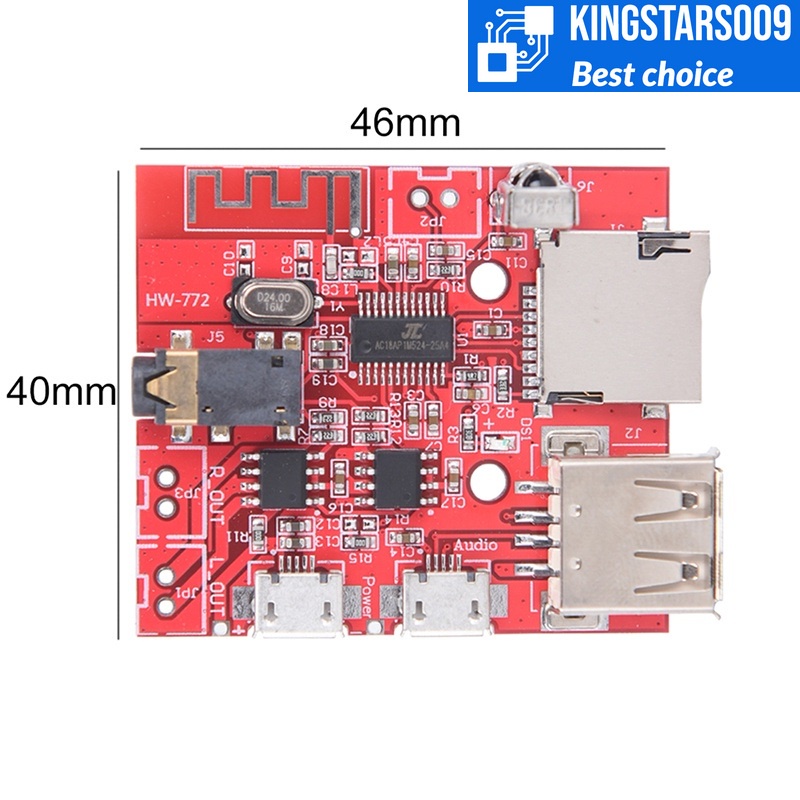Mạch âm thanh bluetooth MP3 FLAC có remote điều khiển từ xa công suất 3w x 2
