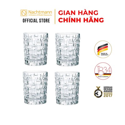 Bộ 4 ly pha lê Nachtmann Bossa Nova, chính hãng Đức, an toàn cho sức khỏe, sang trọng, chống xước