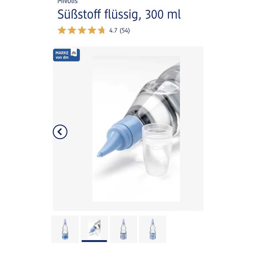 Mivolis Đường Ăn Kiêng dạng nước - 300ml