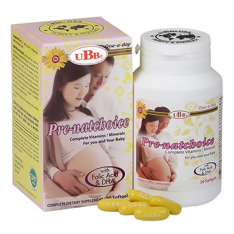 Pre-Natchoice UBB- Hỗ trợ bổ sung vitamin và khoáng chất cho bà bầu