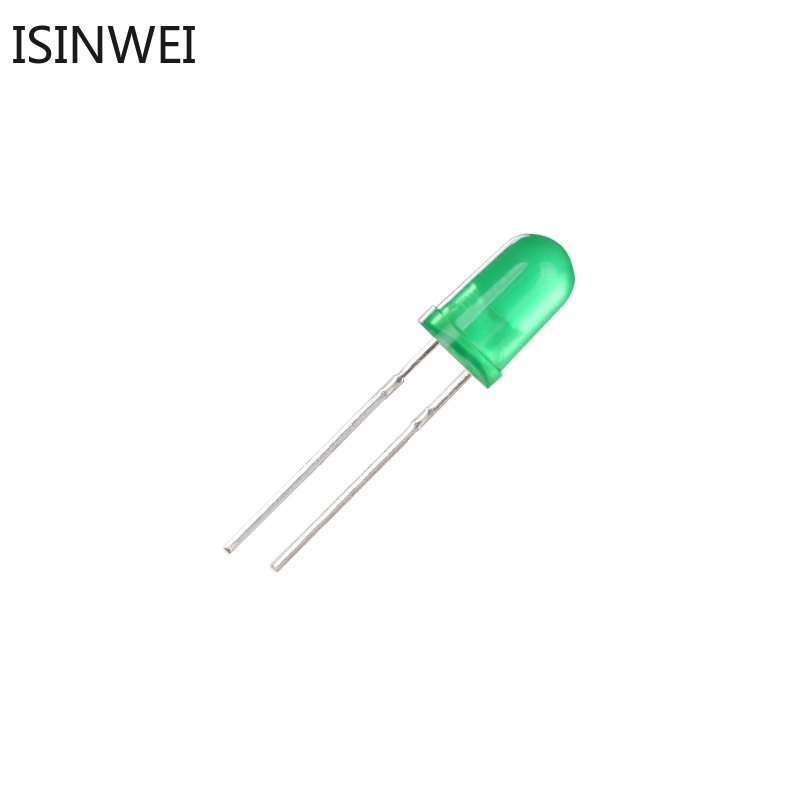 Bộ 100 đèn Điốt 5MM F5 màu đỏ vàng cam xanh lá và xanh dương