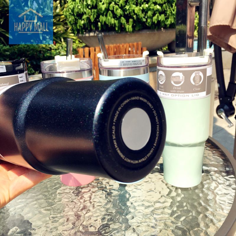 Ly giữ nhiệt 890ml nắp xoay 3 công dụng Tyeso kèm ống hút nhựa HC03 | BigBuy360 - bigbuy360.vn