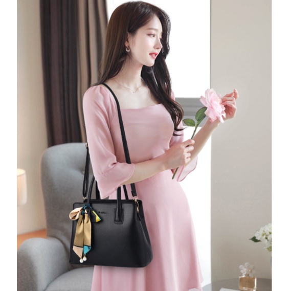 Hàng Có Sẵn QiDong Túi Đeo Chéo Vai Trang Trí Khăn Choàng Cho Nữ
