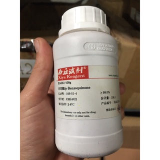 Hóa chất p-benzoquinone 98% cas 106-51-4 chai 100g