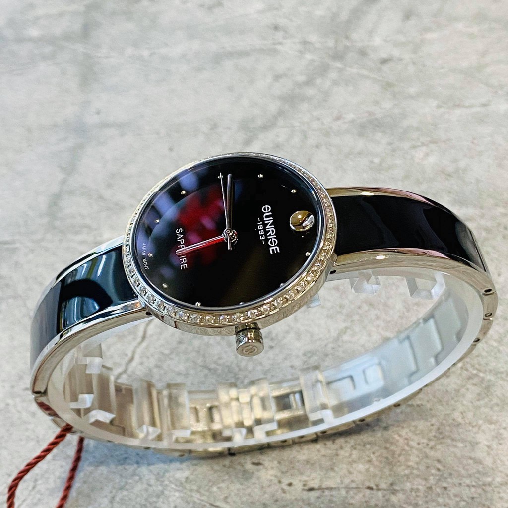 Đồng hồ Sunrise nữ chính hãng Nhật Bản L9968AA.D.D - kính saphire chống trầy - Đá Swarovski - bảo hành hãng 1 năm