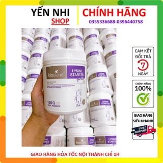 [mẫu mới] Lysine bột và viên tăng chiều cao cho bé Bio island Úc mẫu mới nhất 2021