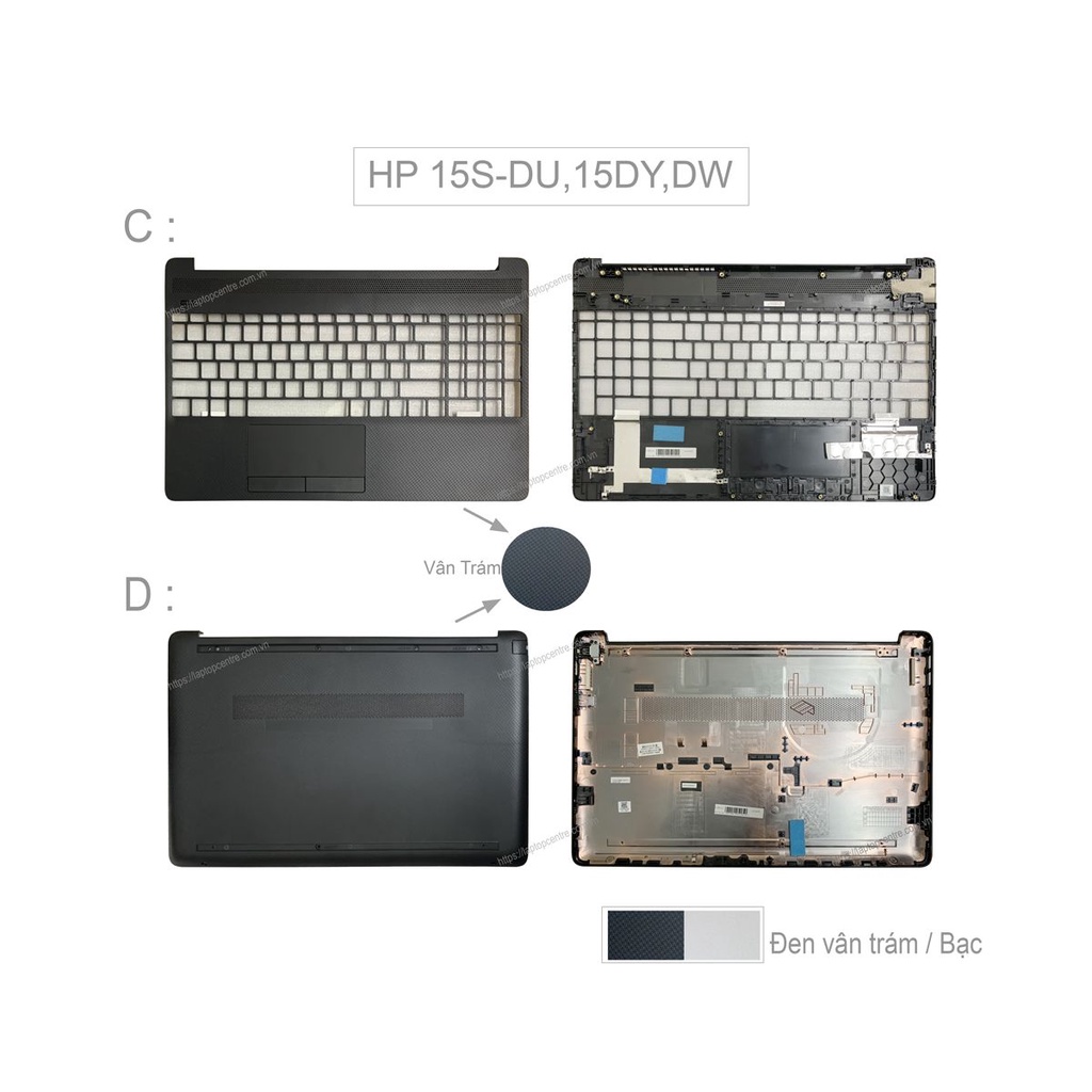 Thay vỏ laptop HP 15S-DU 15S-DW