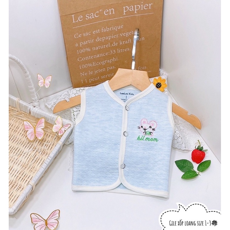 Gile nỉ xốp cho bé