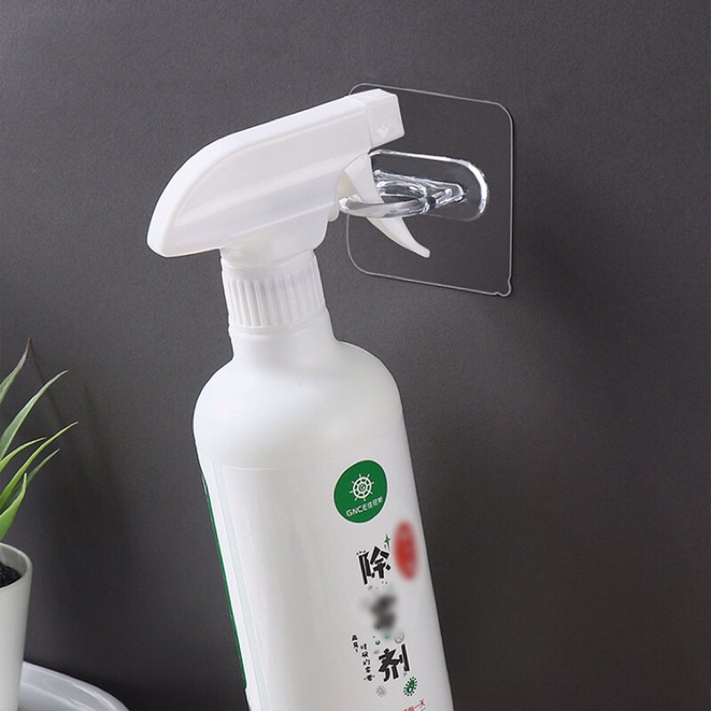 Móc dán tường chịu lực ❤️SALE❤️Móc treo chai dầu gội - nước rửa tay mẫu mới siêu rẻ và chắc chắn