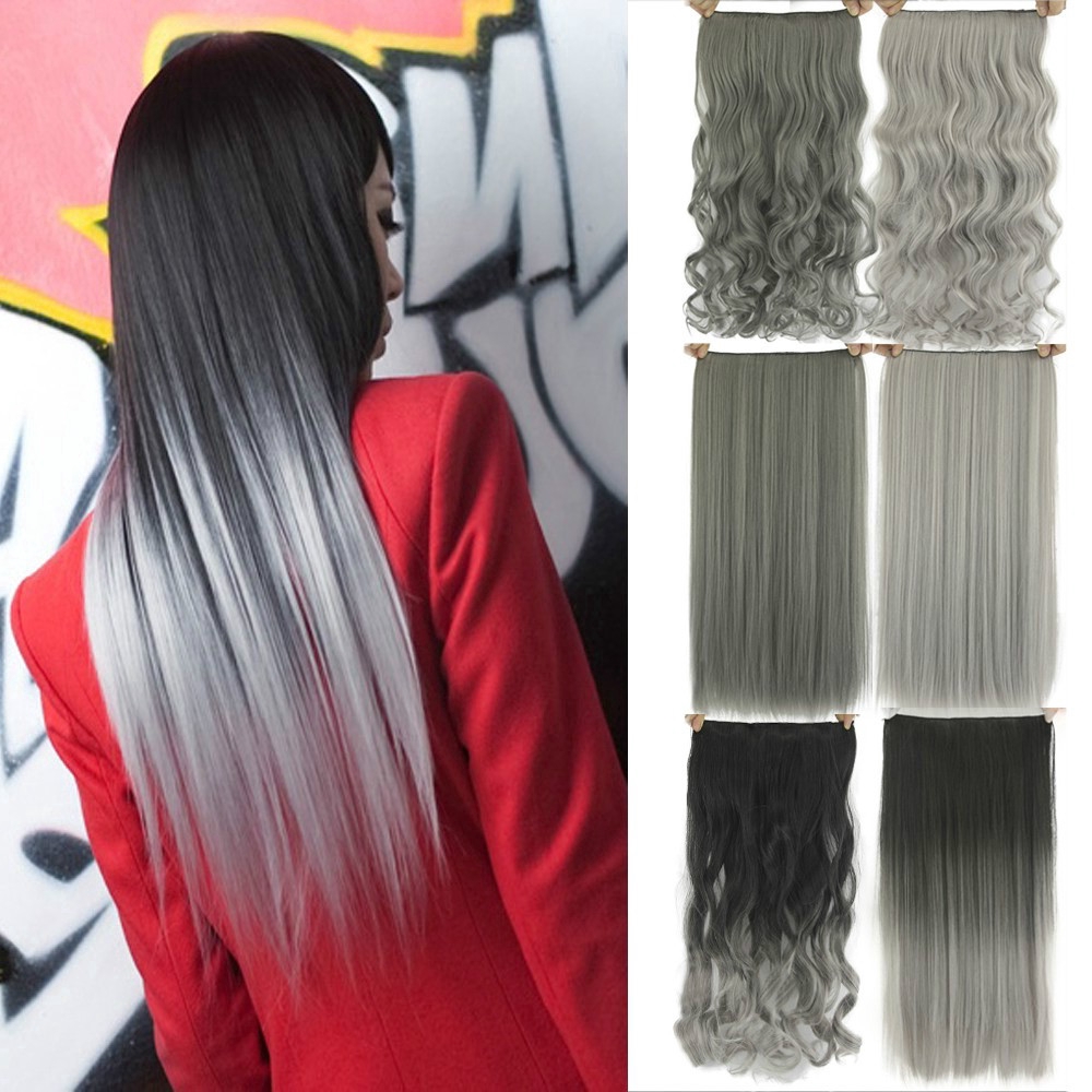 Tóc giả Wigsin thẳng dài nhuộm màu thời trang tùy chọn