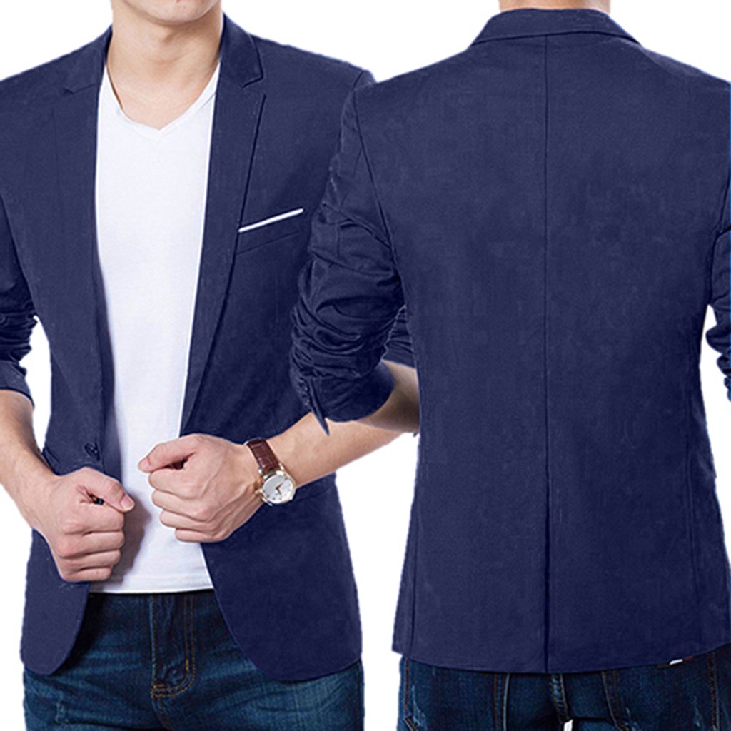 Áo Khoác Một Hàng Nút Thời Trang Dành Cho Nam | BigBuy360 - bigbuy360.vn