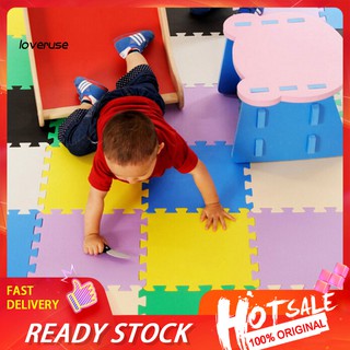 WJ_30x30cm 10Pcs/Set EVA Foam Baby Kids Home Exercise Gym Antislip Play Floor Mat