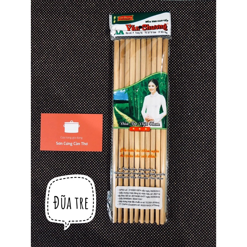 set 2 vĩ Đũa tre Việt Nam giá rẻ