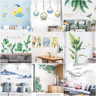 (40++ MẪU ĐẸP) DECAL DÁN TƯỜNG decor phòng khách, phòng bếp, phòng ngủ cho bé. Tranh dán tường trang trí quán cafe, shop