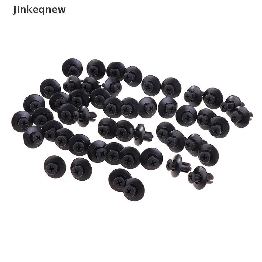 Set 50 đinh tán JINHF bằng nhựa 8mm chuyên dụng cho xe hơi