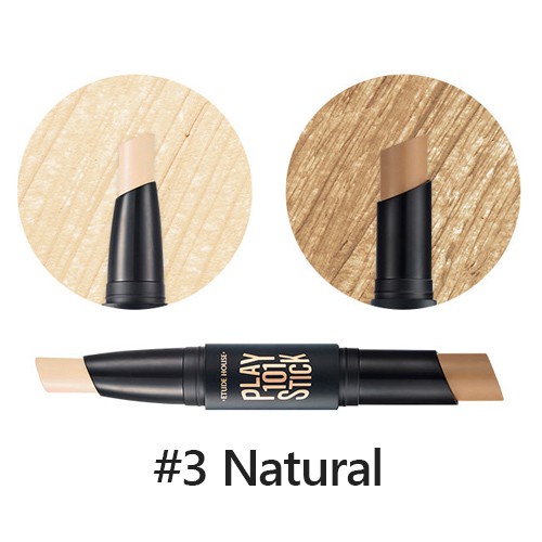 Thỏi kem tạo khối ETUDE HOUSE Play 101 stick contour Duo thiết kế 2 đầu tiện dụng 6g