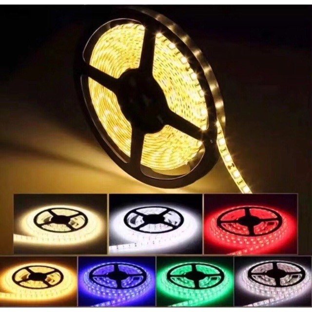 LED DÂY 5M CHỈNH MÀU TÙY Ý CÓ REMOTE 5050 CÓ KEO TRANG TRÍ