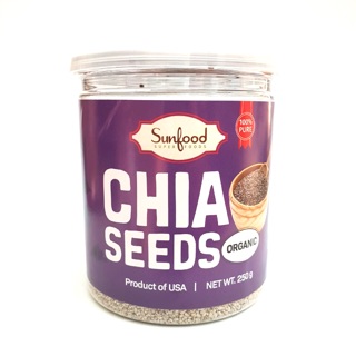 Hạt chia trắng Mỹ Sunfood hũ 250g