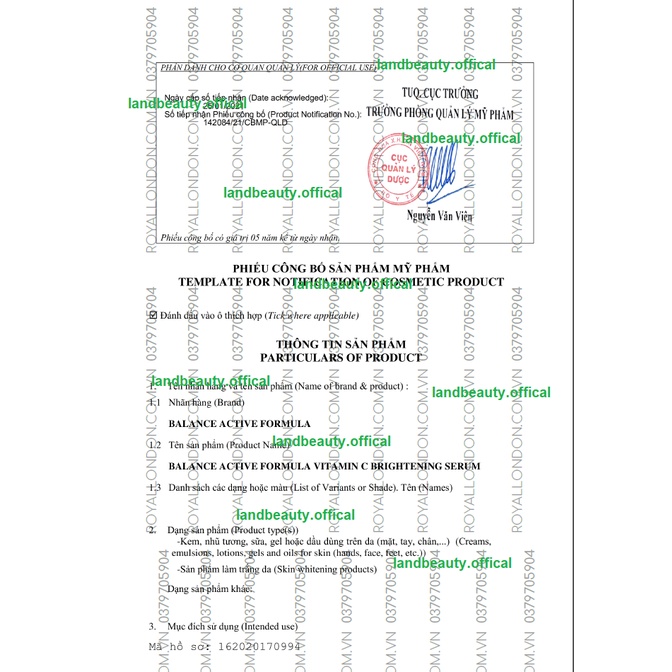 Serum Balance Formula Niacinamide 15% Blemish Recovery 30ml