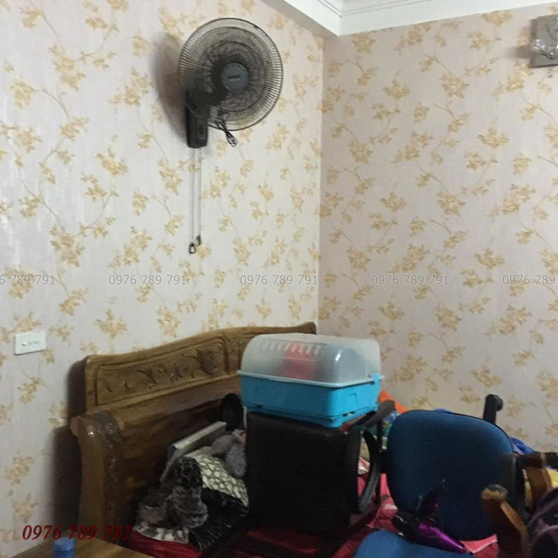 10m Giấy Dán Tường Vintage Hoa Hồng Leo 3D EQ16 Lụa Không Keo Khổ 53cm Cho Phòng Khách, Phòng Ngủ