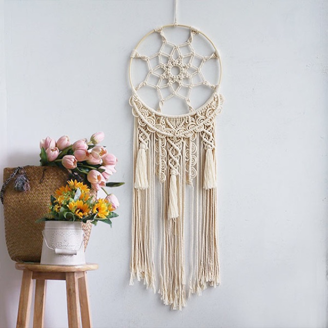 Cuộn dây cotton 40m  trang trí thủ công-handmade